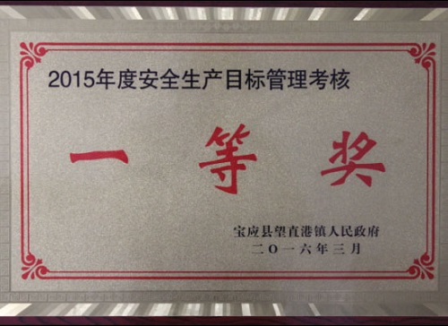 公司近期所获宝应县望直港镇党委、政府授予的荣誉